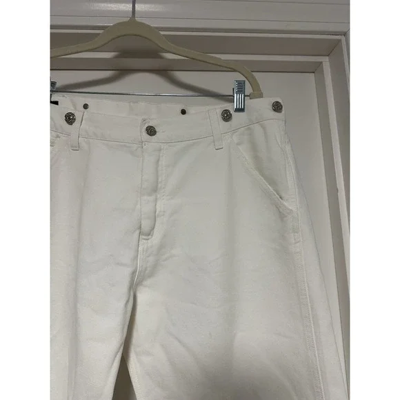 Gucci, Mens Straight Leg Jeans, White, Size 52 - Picture 3 of 10
